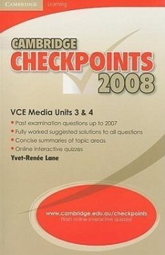 Cambridge Checkpoints Vce Media Units 3 and 4 2008 - Lane, Yvet-Renee