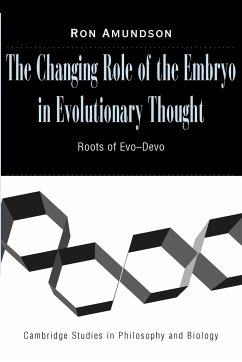 The Changing Role of the Embryo in Evolutionary Thought - Amundson, Ron