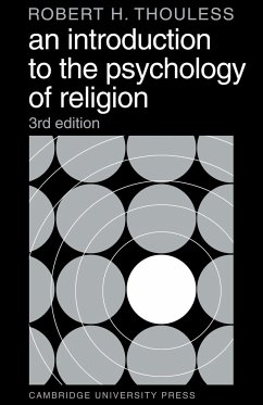 An Introduction to the Psychology of Religion - Thouless, Robert Henry; Thouless; Thouless, Robert H.