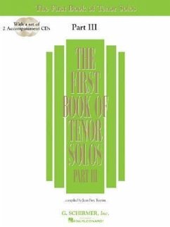 First Book of Tenor Solos - Part III Book/Online Audio