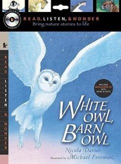 White Owl, Barn Owl with Audio, Peggable: Read, Listen, & Wonder [With Paperback Book] - Davies, Nicola