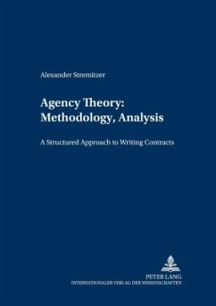 Agency Theory: Methodology, Analysis - Stremitzer, Alexander