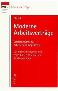 Cover Moderne Arbeitsverträge