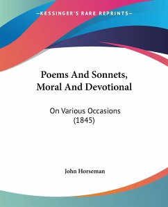 Poems And Sonnets, Moral And Devotional
