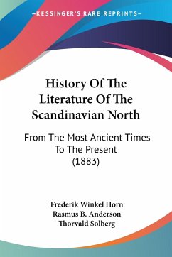 History Of The Literature Of The Scandinavian North - Horn, Frederik Winkel