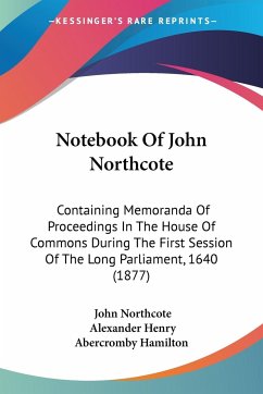 Notebook Of John Northcote - Northcote, John