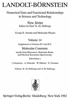 Diamagnetic Molecules / Landolt-Börnstein, Numerical Data and Functional Relationships in Science and Technology 14a - Demaison