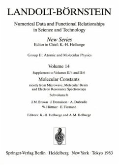 Radicals, Diatomic Molecules and Substance Index / Landolt-Börnstein, Numerical Data and Functional Relationships in Science and Technology 14b - Brown, J. M.;Demaison, J.;Dubrulle, A.