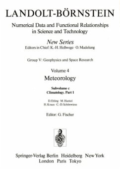 Cover Climatology / Landolt-Börnstein, Numerical Data and Functional Relationships in Science and Technology 4c1