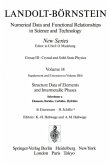 Elements, Borides, Carbides, Hydrides / Elemente, Boride, Carbide, Hydride / Landolt-Börnstein, Numerical Data and Functional Relationships in Science and Technology 14a