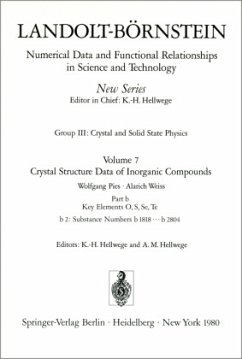 Key Element: O / Schlüsselelement: O / Landolt-Börnstein, Numerical Data and Functional Relationships in Science and Technology - Pies, W.;Weiss, A.