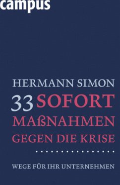 33 Sofortmaßnahmen gegen die Krise - Simon, Hermann