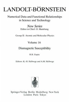 Cover Diamagnetic Susceptibility / Diamagnetische Suszeptibilität / Landolt-Börnstein, Numerical Data and Functional Relationships in Science and Technology Vol.16