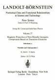 Pnictides and Chalcogenides I / Pnictide und Chalkogenide I / Landolt-Börnstein, Numerical Data and Functional Relationships in Science and Technology Vol.27A