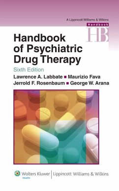 Cover Handbook of Psychiatric Drug Therapy