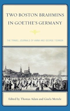 Cover Two Boston Brahmins in Goethe's Germany