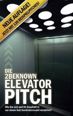 Die 2BEKNOWN Elevator Pitch - Riedl, Alexander