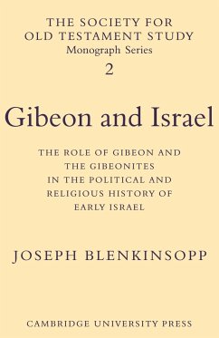 Gibeon and Israel - Blenkinsopp, Joseph