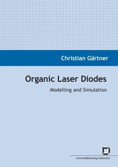 Organic laser diodes: modelling and simulation