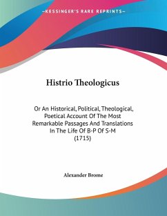 Histrio Theologicus - Brome, Alexander