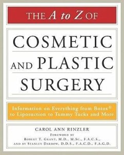 The A to Z of Cosmetic and Plastic Surgery - Rinzler, Carol Ann