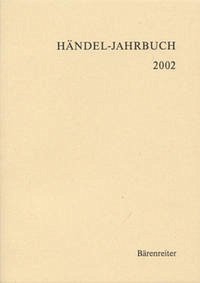 Händel-Jahrbuch / Händel-Jahrbuch - Georg-Friedrich-Händel-Gesellschaft e. V. (Hrsg.)