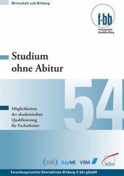 Cover Studium ohne Abitur