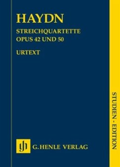 Streichquartette op.42 und op.50 (Preußische Quartette), Partitur, Studien-Edition - Joseph Haydn - Streichquartette Heft VI op. 42 und op. 50 (Preußische Quartette)