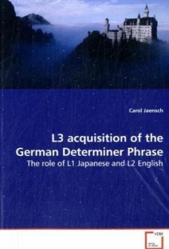 L3 acquisition of the German Determiner Phrase - Jaensch, Carol