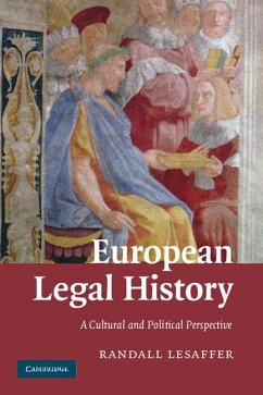 European Legal History - Lesaffer, Randall (Universiteit van Tilburg, The Netherlands)