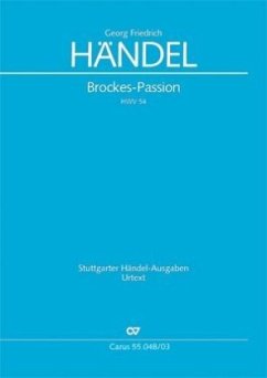 Brockes-Passion HWV 48, Klavierauszug - Händel, Georg Friedrich