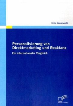 Personalisierung von Direktmarketing und Reaktanz - Sauerwald, Erik