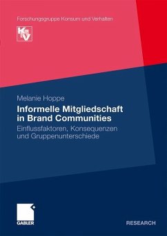 Informelle Mitgliedschaft in Brand Communities - Hoppe, Melanie