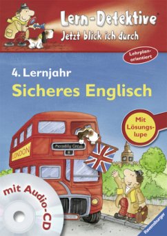 Sicheres Englisch, 4. Lernjahr, m. Audio-CD / Lern-Detektive - Lernspiel