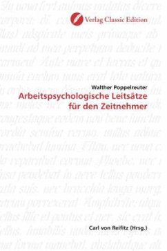 Arbeitspsychologische Leitsätze für den Zeitnehmer