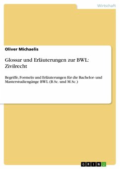Glossar und Erläuterungen zur BWL: Zivilrecht