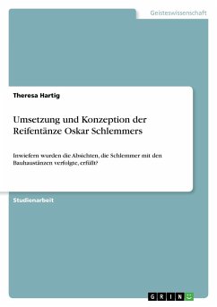 Umsetzung und Konzeption der Reifentänze Oskar Schlemmers