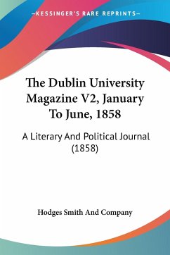 The Dublin University Magazine V2, January To June, 1858