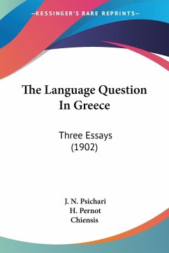 The Language Question In Greece