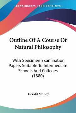 Outline Of A Course Of Natural Philosophy