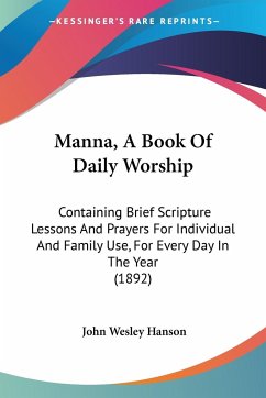 Manna, A Book Of Daily Worship