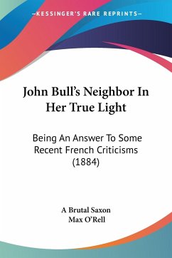 John Bull's Neighbor In Her True Light - A Brutal Saxon