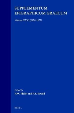 Supplementum Epigraphicum Graecum, Volume XXVI (1976-1977)