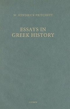 Essays in Greek History - Pritchett, W. K.