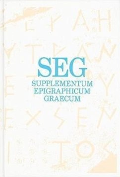 Supplementum Epigraphicum Graecum, Consolidated Index for Volumes XXXVI-XLV (1986-1995) - Strubbe, Johan