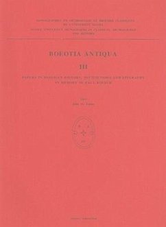 Boeotia Antiqua III - Fossey, John M; Smith, P J