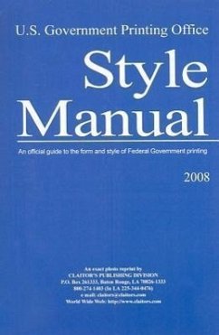 U.S. Government Printing Office Style Manual - Abramson, Maurice M