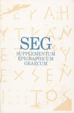 Supplementum Epigraphicum Graecum, Volume XLI (1991)