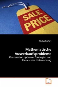 Cover Mathematische Ausverkaufsprobleme