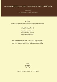 Cover Industrieexporte aus Entwicklungsländern im weltwirtschaftlichen Interessenkonflikt